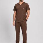 UNIMED Men’s Medical Scrubs (Brown)